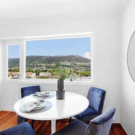 Penthouse Apartment-amazing View 公寓 卑爾根