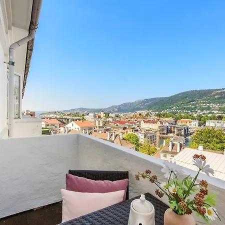 公寓 Penthouse Apartment-amazing View 卑爾根