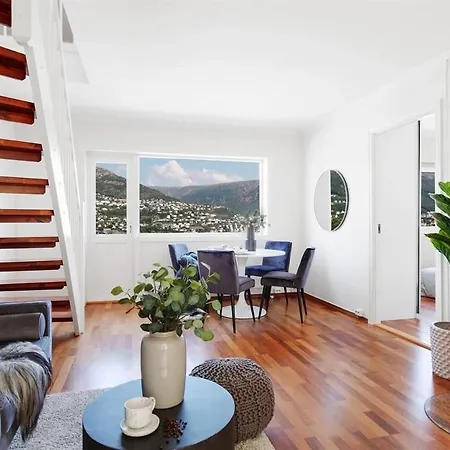 Penthouse Apartment-amazing View 卑爾根